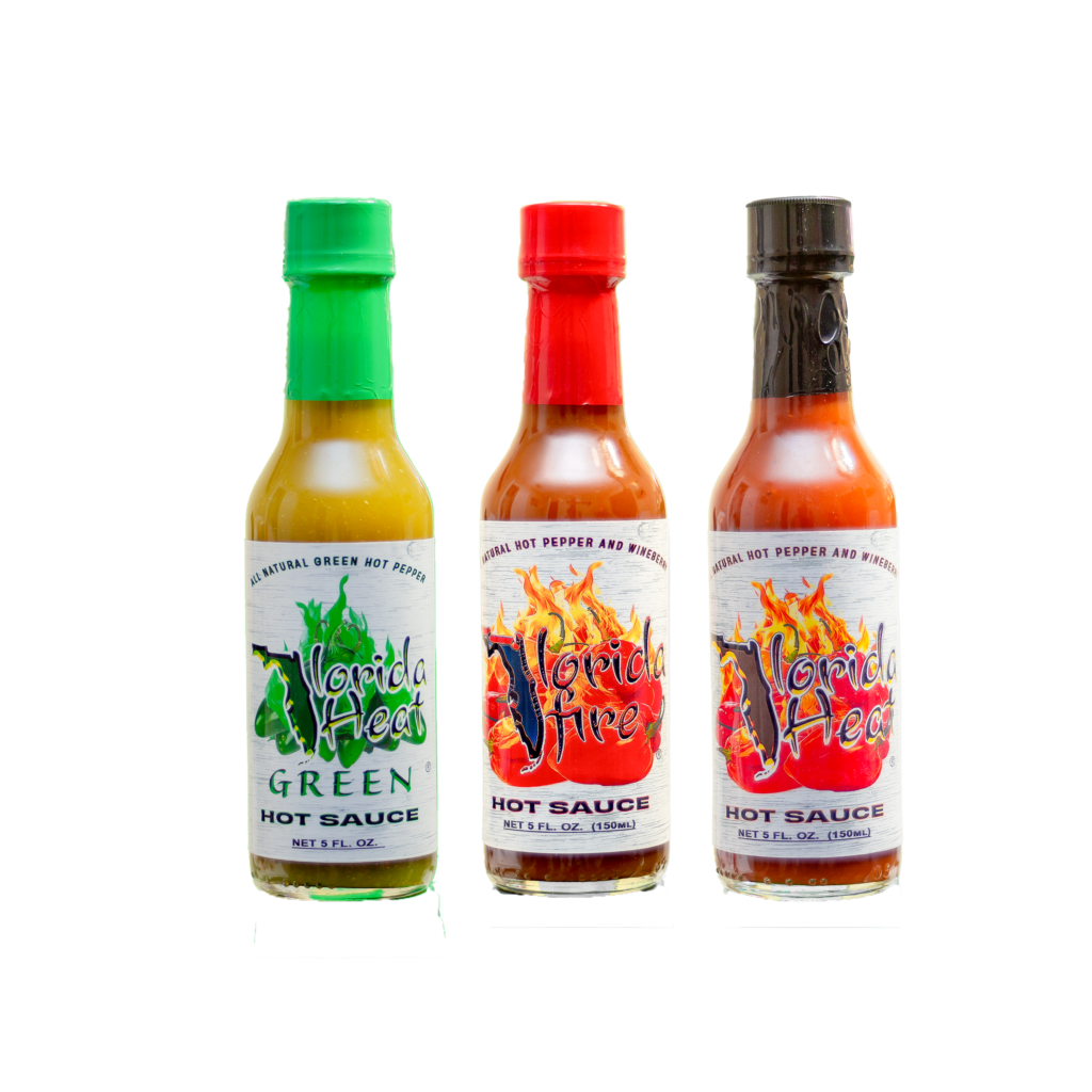 All 3 Florida Brand Hot Sauces